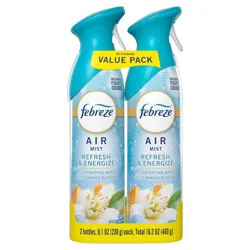 Febreze Air Mist - Refresh & Energize - 16.2oz/2pk: Aerosol, Non-Powered