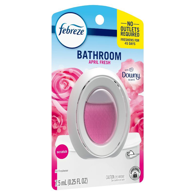 slide 3 of 5, Febreze Bathroom Downy Air Freshener - 0.25 fl oz, 0.25 fl oz