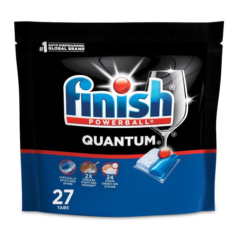 slide 1 of 9, Finish Fresh Quantum Dishwasher Detergent Tablets - 27ct, 27 ct