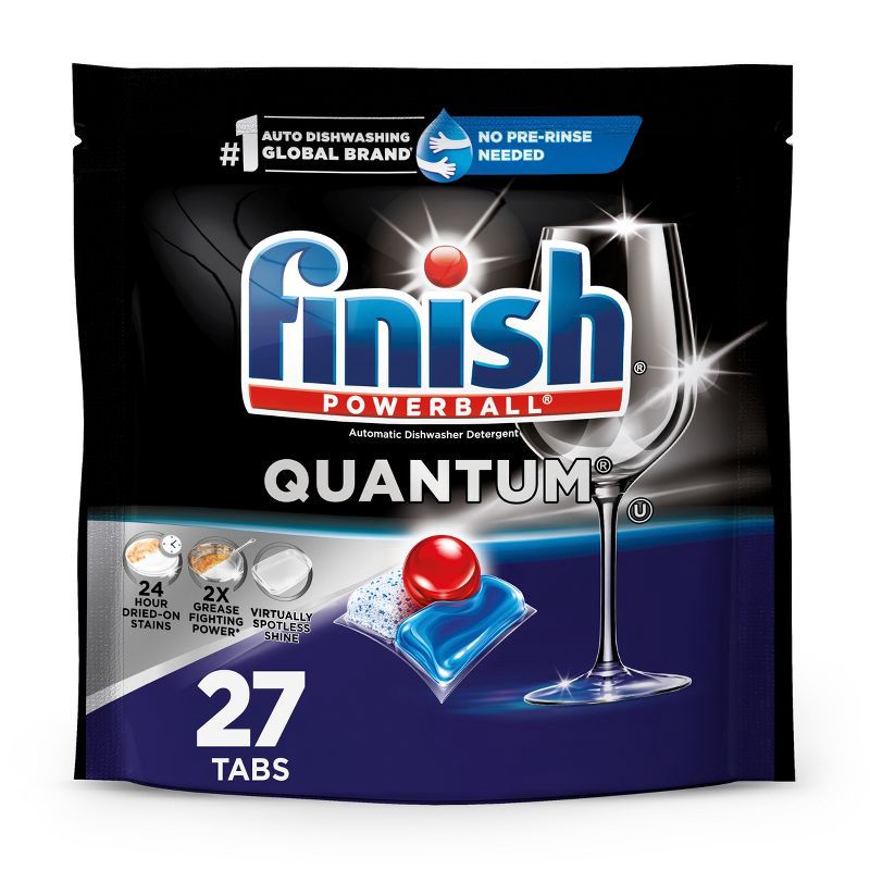 slide 1 of 7, Finish Fresh Quantum Dishwasher Detergent Tablets - 27ct, 27 ct