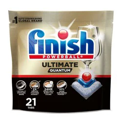 Finish Fresh Ultimate Dishwasher Detergent Tablets - 21ct
