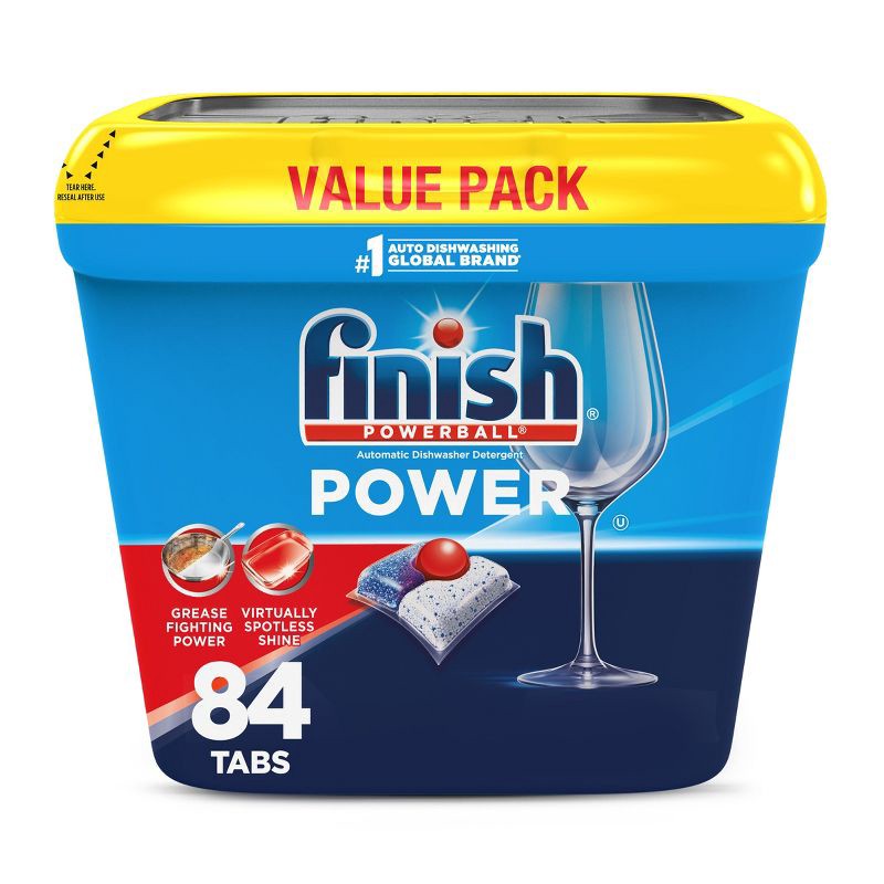 slide 1 of 7, Finish Fresh Power Dishwasher Detergent Tablets - 84ct, 84 ct