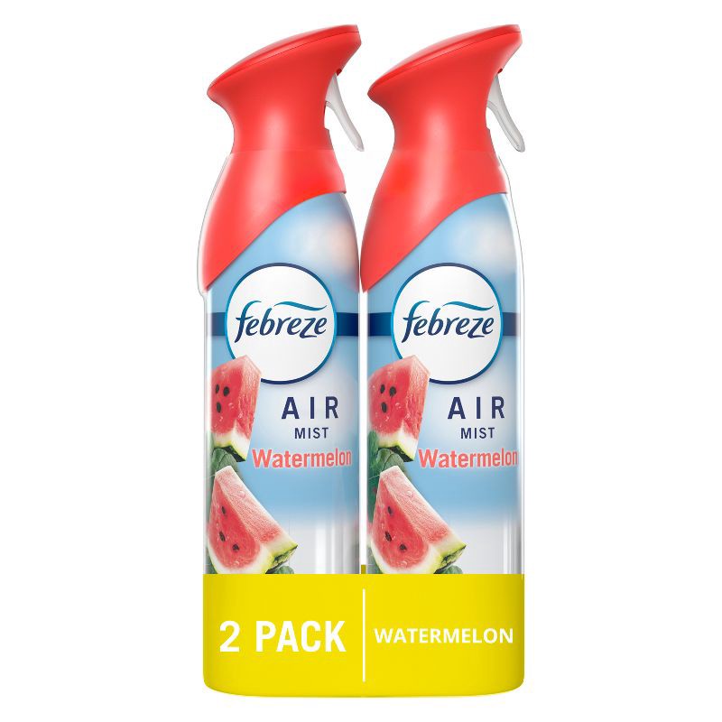 slide 1 of 10, Febreze Air Mist Odor-Fighting Air Freshener - Watermelon - 16.2oz/2ct, 17 oz, 2 ct