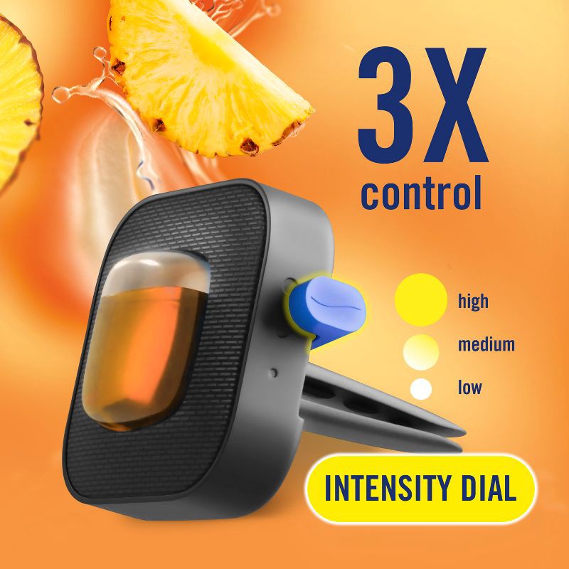 slide 6 of 12, Febreze Luxe Car Air Freshener - Tropical Blend - 0.14 fl oz/2ct, 0.14 fl oz, 2 ct