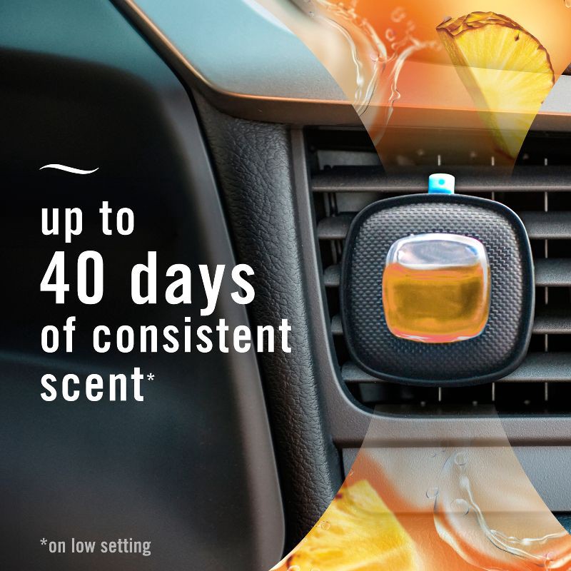 slide 4 of 12, Febreze Luxe Car Air Freshener - Tropical Blend - 0.14 fl oz/2ct, 0.14 fl oz, 2 ct