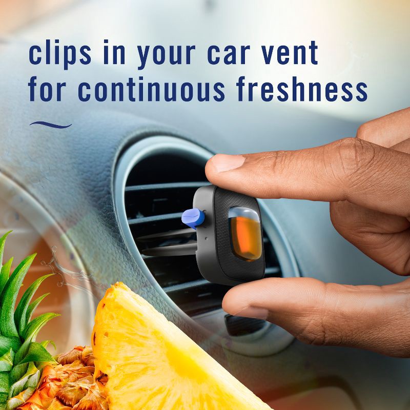 slide 5 of 12, Febreze Luxe Car Air Freshener - Tropical Blend - 0.14 fl oz/2ct, 0.14 fl oz, 2 ct