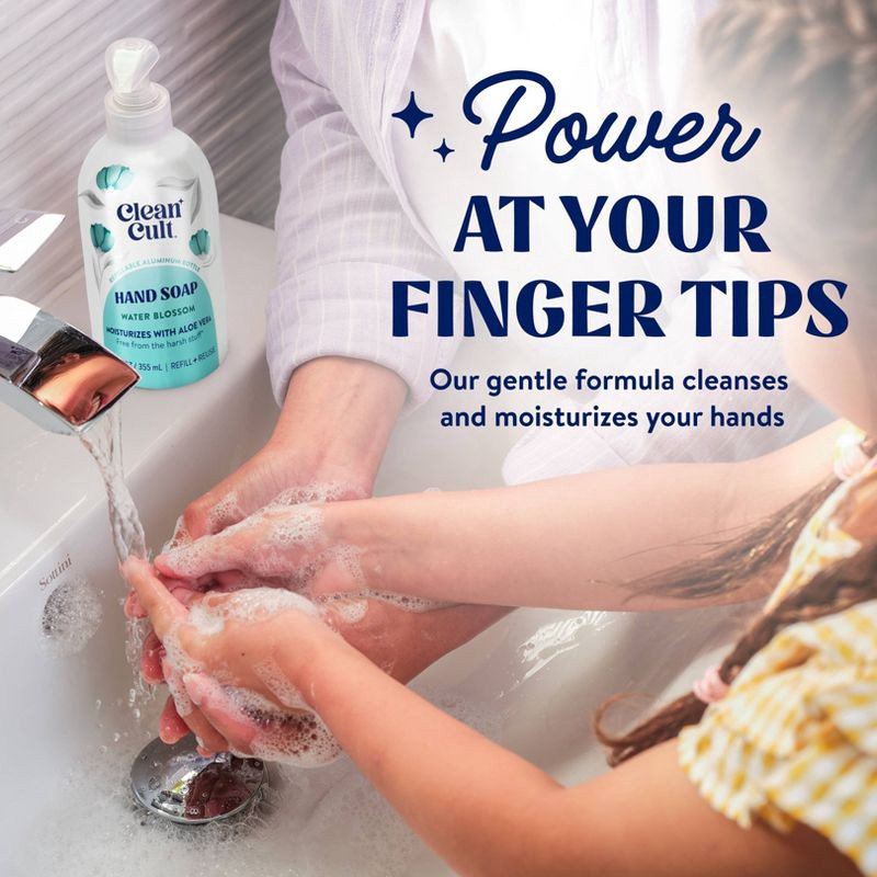 slide 3 of 8, Cleancult Liquid Hand Soap Refill - Water Blossom - 32 fl oz, 32 fl oz