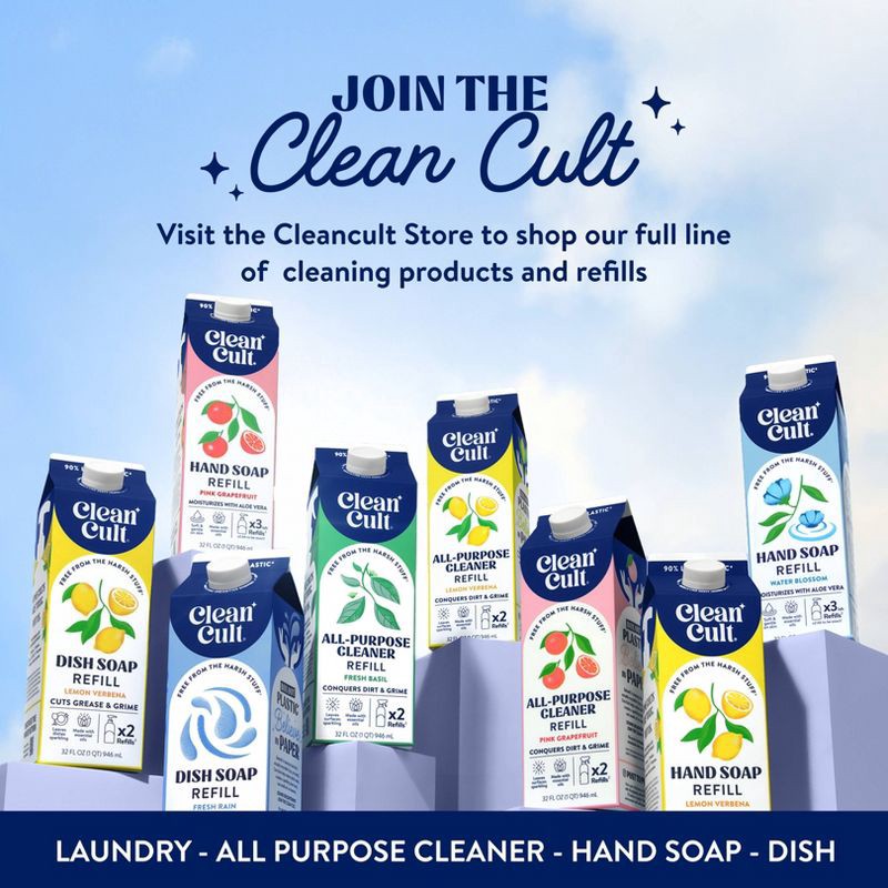 slide 8 of 8, Cleancult Liquid Hand Soap Refill - Water Blossom - 32 fl oz, 32 fl oz