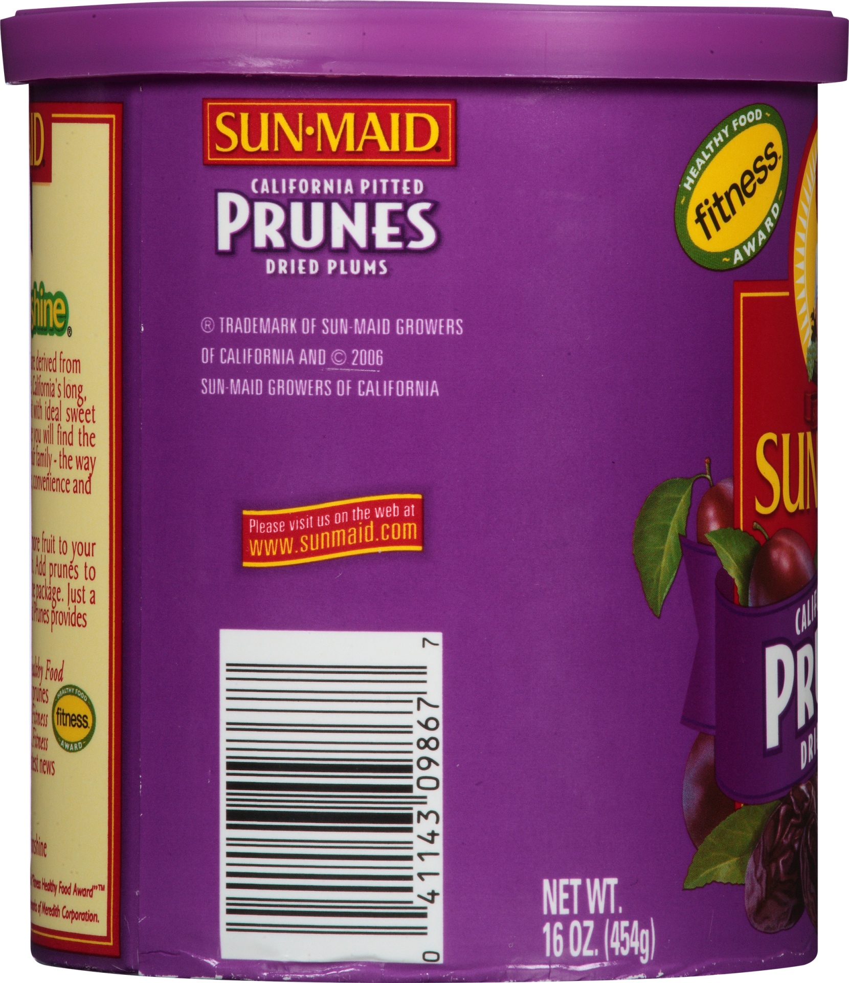 slide 2 of 6, Sun-Maid Whole Pitted Prunes Dried Plums 16 oz, 16 oz