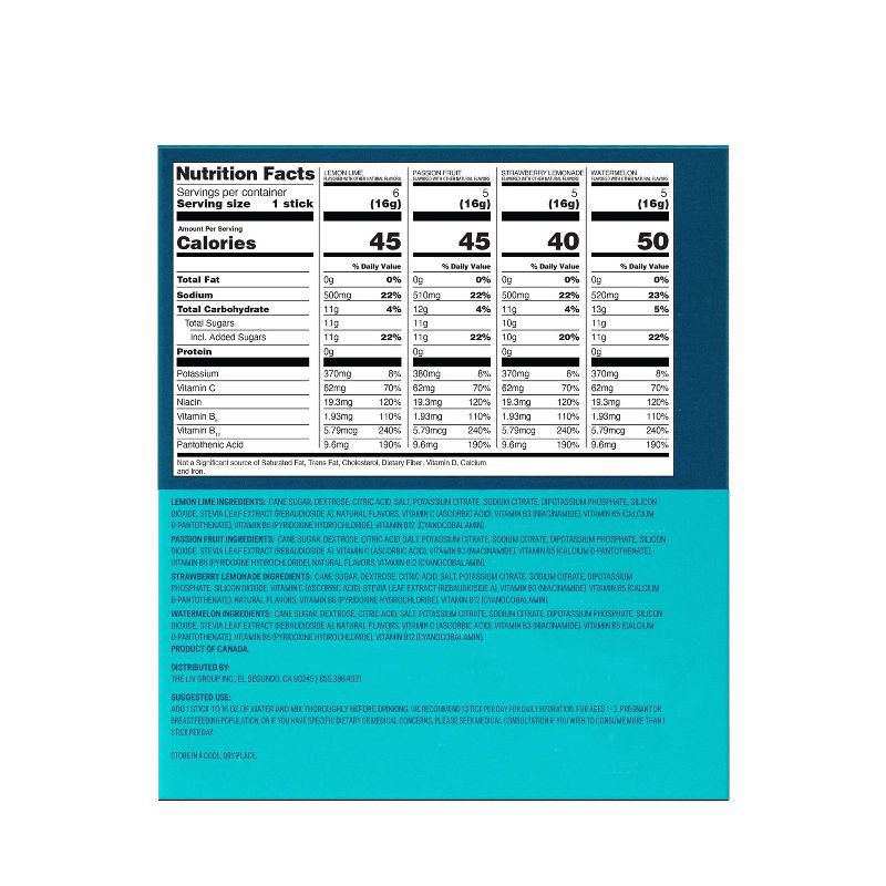 slide 2 of 10, Liquid I.V. Hydration Electrolyte Powder Supplements - Variety Pack - 11.85oz/21ct, 11.85 oz, 21 ct