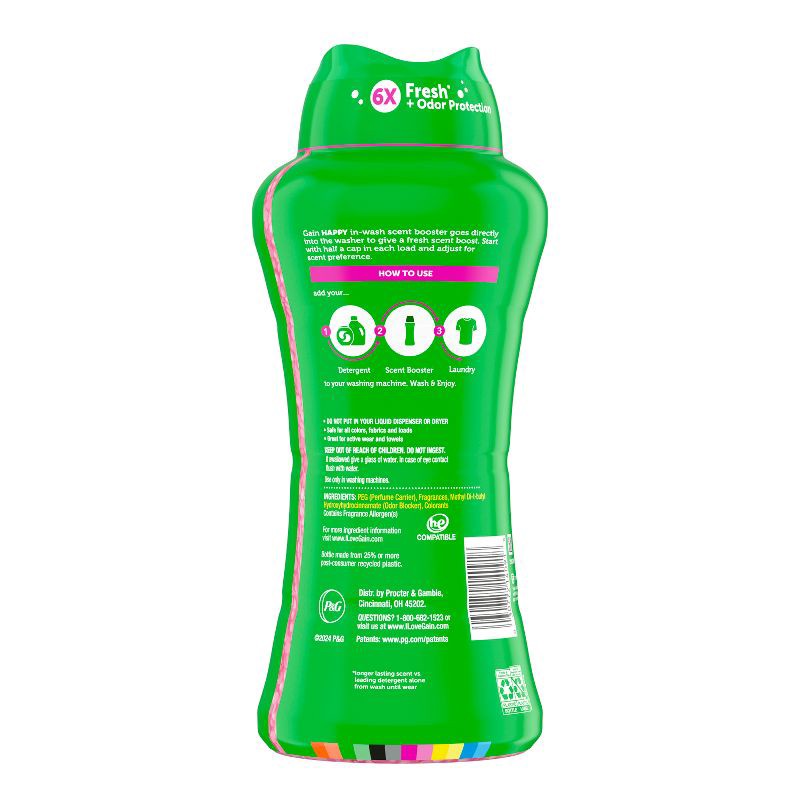 slide 12 of 12, Gain Fireworks Laundry Beads - Happy - 24oz, 24 oz