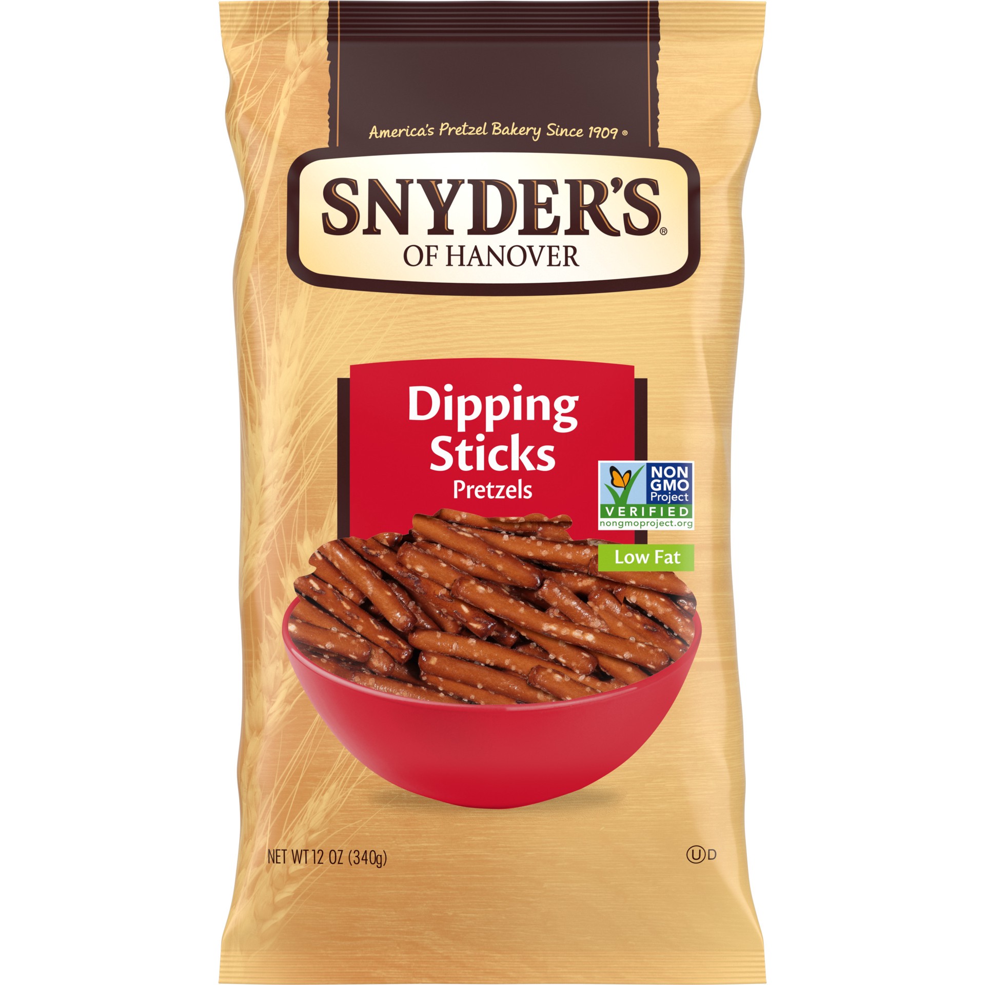 slide 1 of 5, Snyder's of Hanover, Pretzel Dipping Sticks, 12 Oz Bag, 12 oz