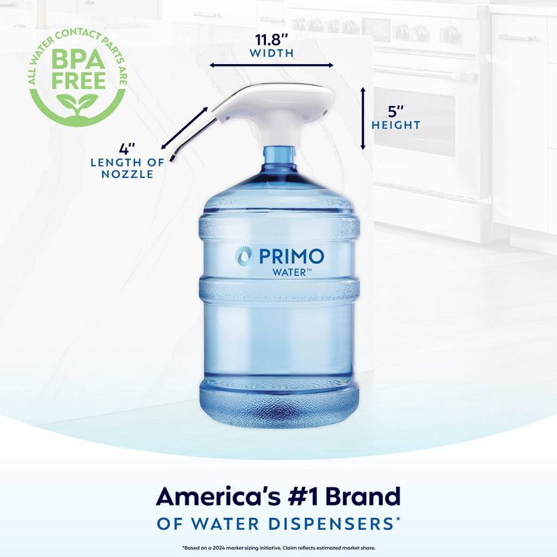 slide 4 of 8, Primo Water Portable Water Dispenser with Touch Controls White, 1 ct