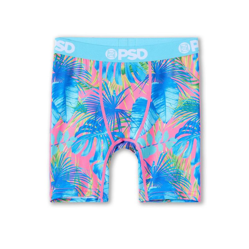 slide 3 of 3, PSD 2pk 'Flamingo & Palm Punch' Boxer Briefs - L, 2 ct