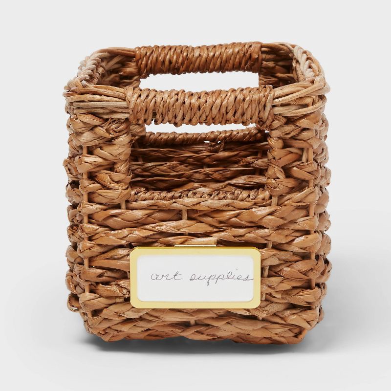 slide 3 of 3, Small Bin Labels 3pk Gold - Brightroom™, 3 ct