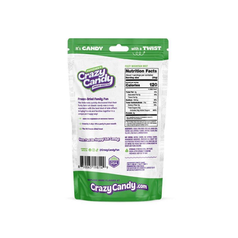 slide 2 of 5, Crazy Candy Freeze Dried Candy - Fizzy Soda - 1.1oz, 1.1 oz