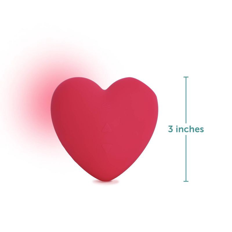 slide 4 of 9, plusOne Heart Throb Air Pulsing Vibrator, 1 ct