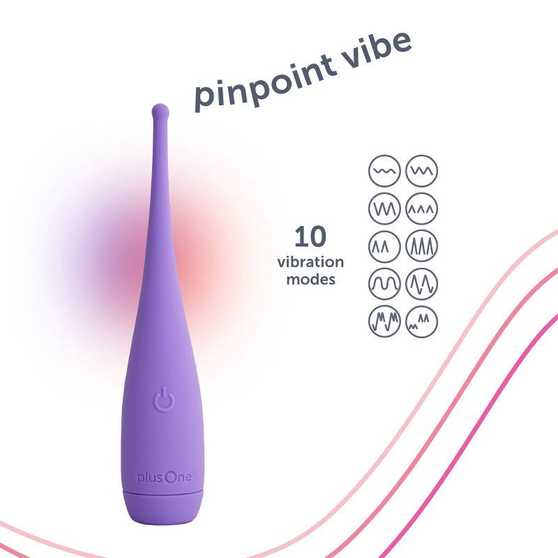 slide 7 of 11, plusOne Pinpoint Vibrator, 1 ct