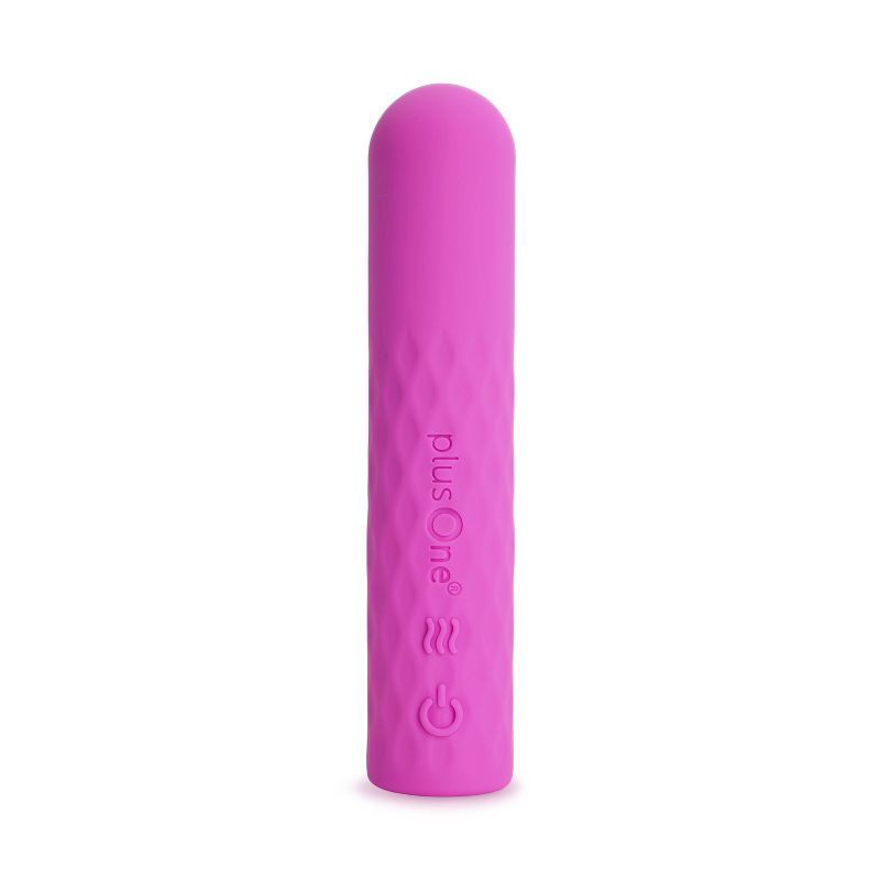 slide 3 of 8, plusOne Vibrating Super Bullet with Warming Heat Setting, 1 ct
