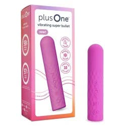 plusOne Vibrating Super Bullet with Warming Heat Setting