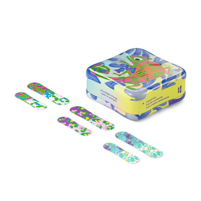 slide 3 of 8, Welly Color Changing Flex Fabric Bandages - 30ct, 30 ct