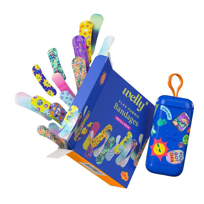 slide 2 of 6, Welly Clip 'N' Go Tin & Refill Pack, 1 ct