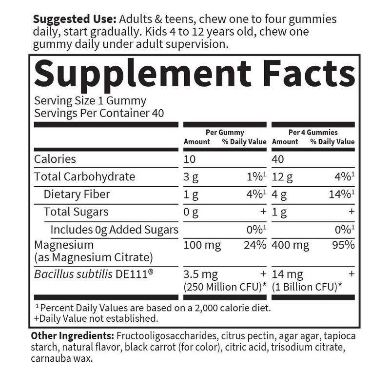 slide 2 of 6, Garden of Life Dr. Formulated Magnesium Vegan Gummies - 40ct, 40 ct