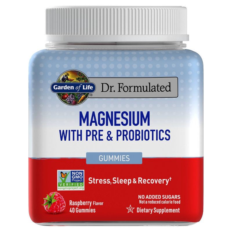 slide 1 of 6, Garden of Life Dr. Formulated Magnesium Vegan Gummies - 40ct, 40 ct