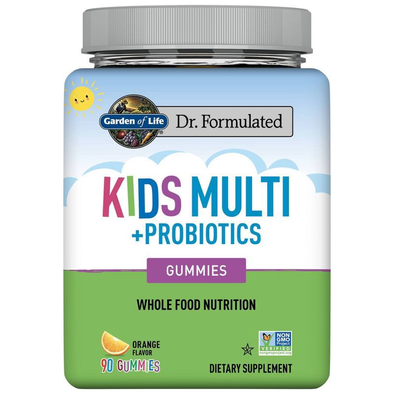 slide 1 of 6, Garden of Life Kids' Multivitamin Gummies with Probiotics - 90ct, 90 ct