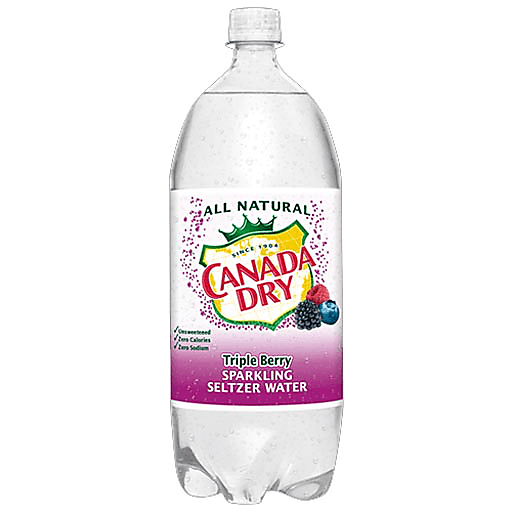 slide 1 of 1, Canada Dry Triple Berry Sparkling Water - 33.8 fl oz, 33.8 fl oz