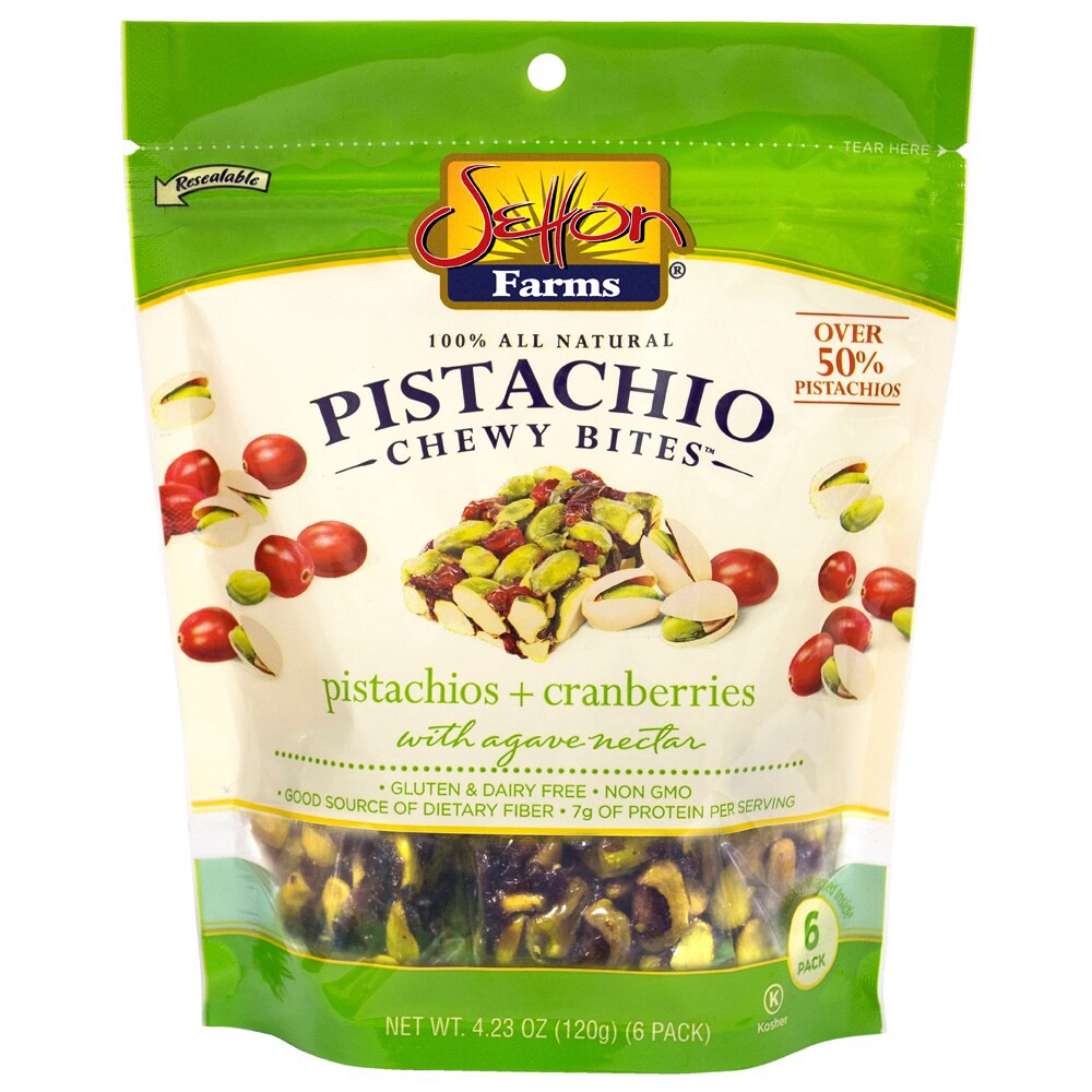 slide 1 of 3, Setton Farms Pistachios Chewy Bites, 4.23 oz