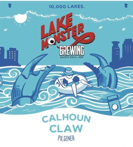 slide 2 of 2, Lake Monster Brewing Lake Monster Calhoun Claw Pils, 72 fl oz