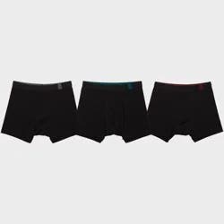 Pair of Thieves Men's 3pk SuperiAir Boxer Briefs - Black XL: Tagless, Ribbed, Full Waistband Elastic
