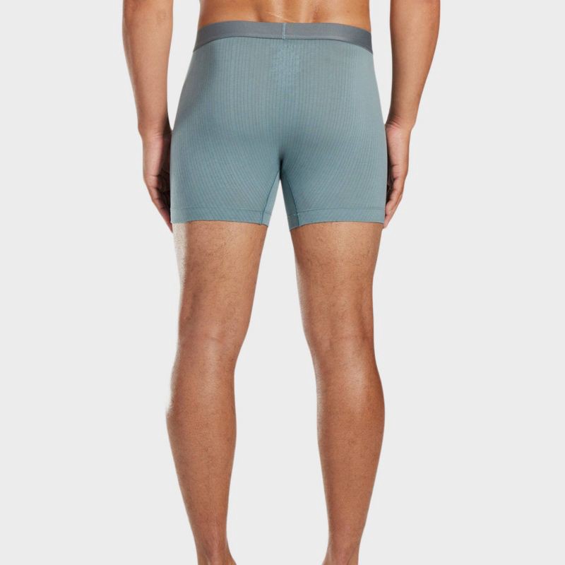 slide 5 of 5, Pair of Thieves Men's 3pk SuperiAir Boxer Briefs - Blue S: Cotton Blend, Tagless, Full Waistband Elastic, Flat Seams, 3 ct