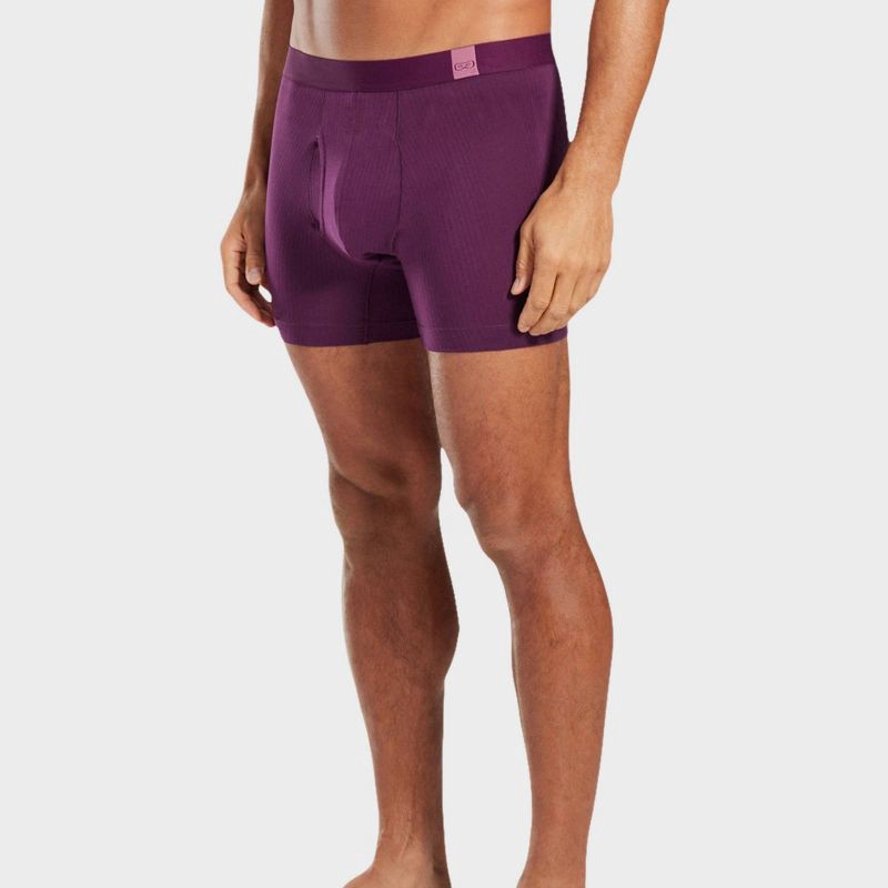 slide 4 of 6, Pair of Thieves Men's 3pk SuperiAir Boxer Briefs - Purple M: Tagless, Full Waistband Elastic, Flat Seams, 3 ct