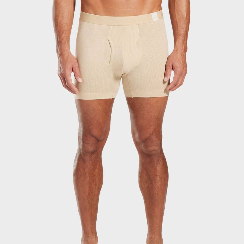 slide 3 of 5, Pair of Thieves Men's 3pk SuperiAir Boxer Briefs - Brown S: Tagless, Full Waistband Elastic, Flat Seams, 3 ct