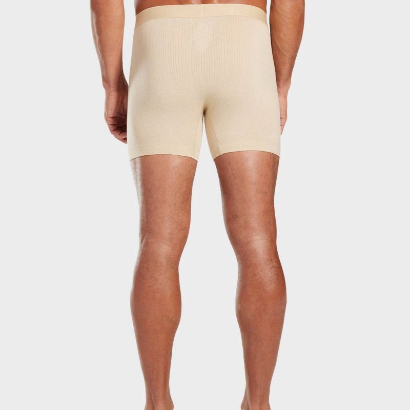 slide 5 of 5, Pair of Thieves Men's 3pk SuperiAir Boxer Briefs - Brown M: Cotton Blend, Tagless, Flat Seams, Elastic Waistband, Machine Washable, 3 ct