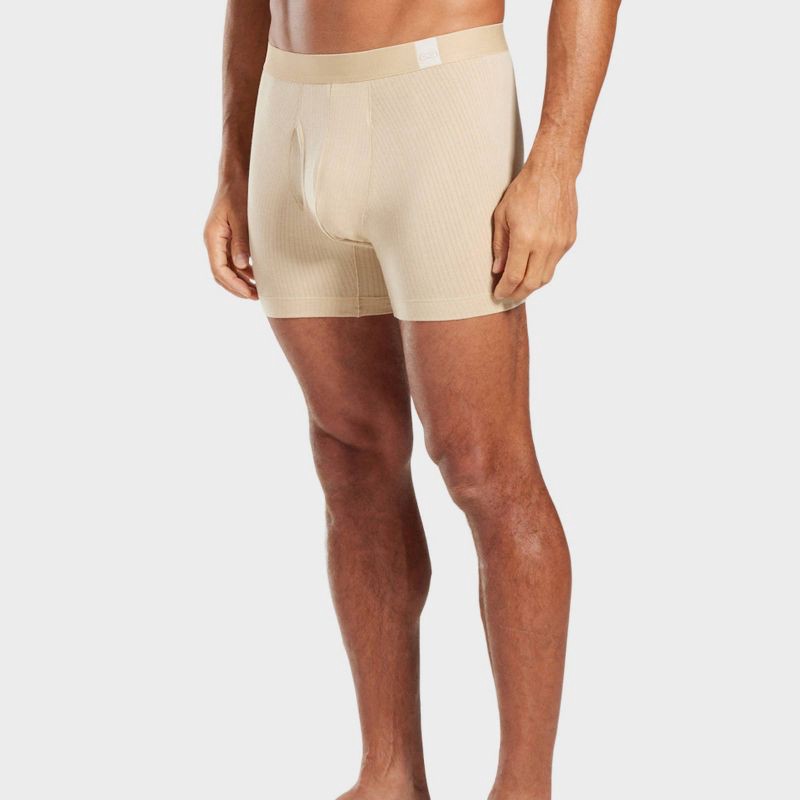 slide 4 of 5, Pair of Thieves Men's 3pk SuperiAir Boxer Briefs - Brown L: Cotton Blend, Tagless, Flat Seams, Machine Washable, 3 ct