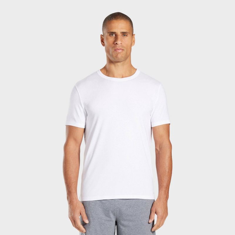 slide 3 of 6, Pair of Thieves Men's 3pk SuperiAir Cotton Crew Neck Undershirt - White L: Tagless, Jersey,, 3 ct