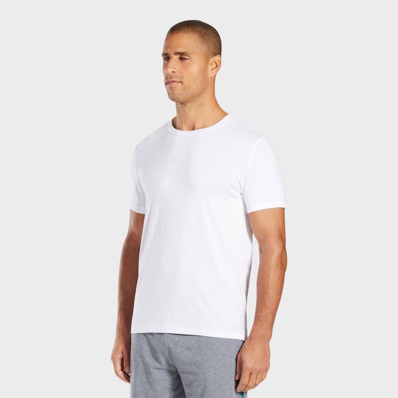 slide 4 of 6, Pair of Thieves Men's 3pk SuperiAir Cotton Crew Neck Undershirt - White L: Tagless, Jersey,, 3 ct