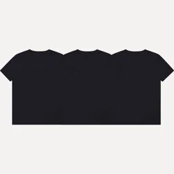 Pair of Thieves Men's 3pk SuperiAir Cotton Crew Neck Undershirt - Black L: Tagless Jersey Pullover,