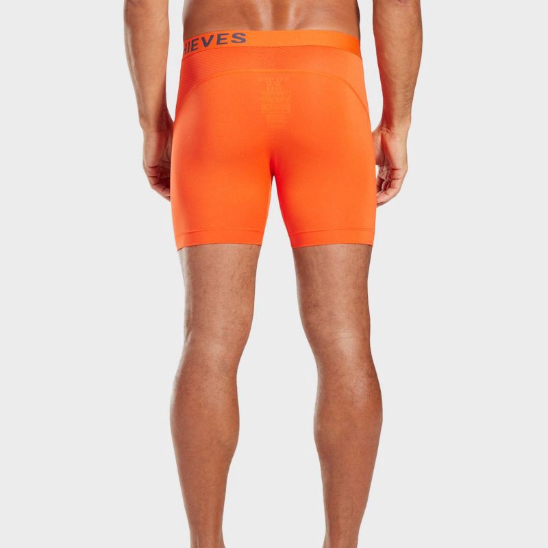 slide 6 of 6, Pair of Thieves Men's 2pk Sport Boxer Briefs - Tomato Red XL: Tagless, Mesh, Flat Seams, Elastic Waistband, 2 ct