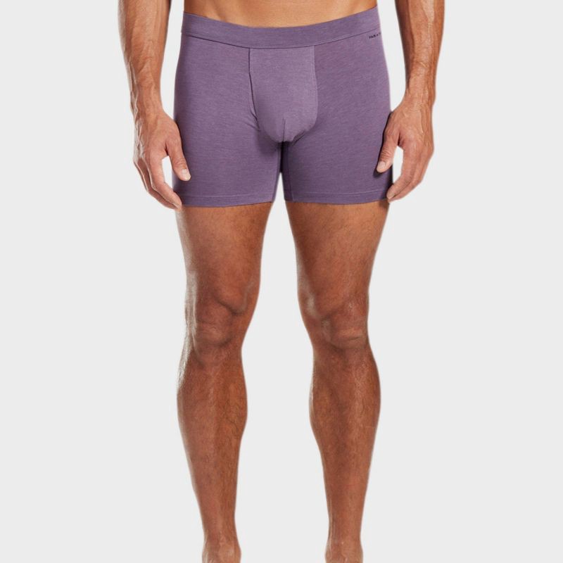 slide 2 of 5, Pair of Thieves Men's 3pk Quick Dry Cotton Boxer Briefs - Purple M: Tagless, Full Waistband Elastic, Flat Seams, Knit, 3 ct