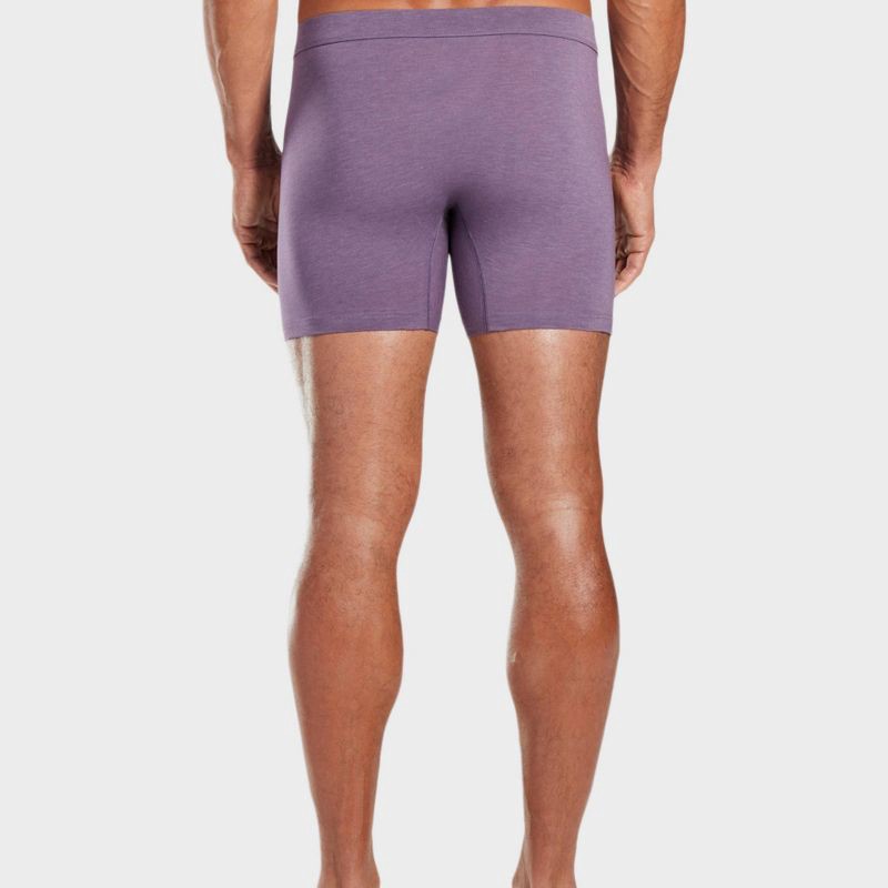 slide 4 of 5, Pair of Thieves Men's 3pk Quick Dry Cotton Boxer Briefs - Purple L: Tagless, Flat Seams, Knit Fabric, 3 ct