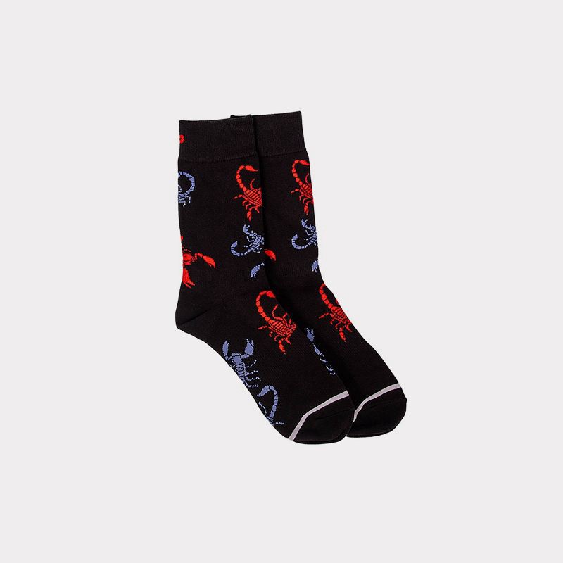 slide 2 of 5, Pair of Thieves Men's Crew Socks - Black 6-12, 1 ct