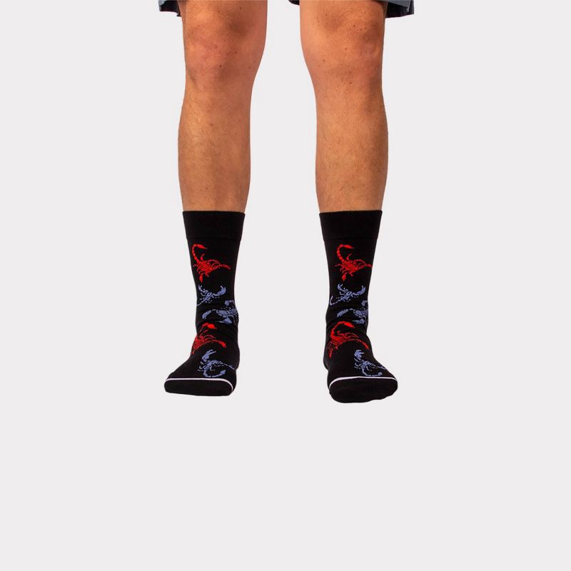 slide 3 of 5, Pair of Thieves Men's Crew Socks - Black 6-12, 1 ct