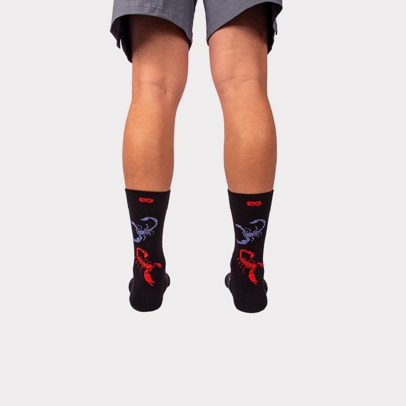 slide 5 of 5, Pair of Thieves Men's Crew Socks - Black 6-12, 1 ct