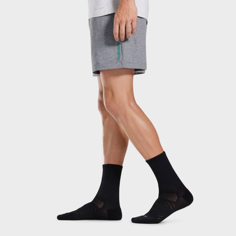 slide 4 of 6, Pair of Thieves Men's 6pk SuperiAir Crew Socks - Black 6-12, 6 ct