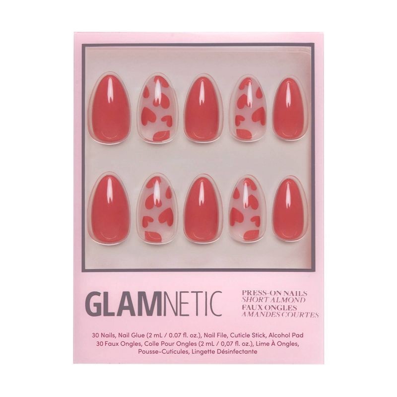slide 1 of 6, Glamnetic Women's Nail Set - Love Me - Ulta Beauty, 1 ct