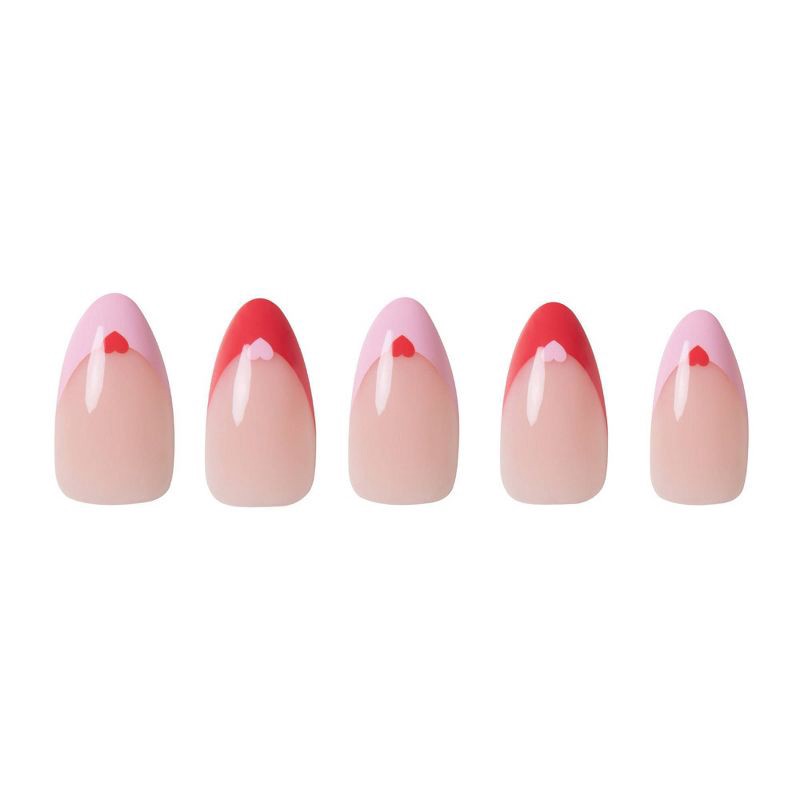 slide 3 of 6, Glamnetic Women's Nail Set - Pure Hearted - Ulta Beauty, 1 ct